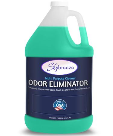 Multi Purpose Cleaner Pet Odor eliminator - pH Neutral - Strong Odor Floor Cleaner - Pet Odor Eliminator for Home - Best Scent Remover for Cat and Dog Pee All Purpose Cleaner 1 gallon (Sky Breeze)