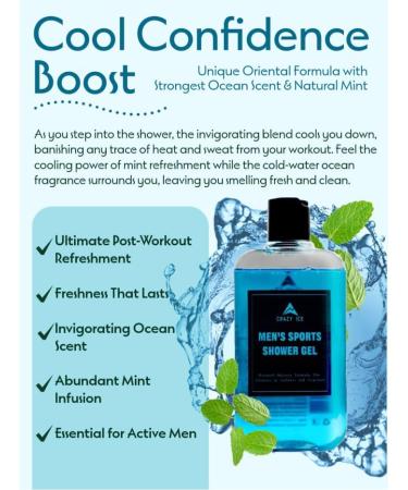 CRAZY ICE MEN'S SPORTS SHOWER GEL - Buy Online on GoSupps.com