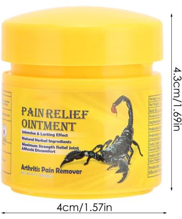 Pain-Relieving Cream - Effective Joint Pain Ointment for Muscle Strain & Discomfort (0.71 oz) - Buy Online on GoSupps.com