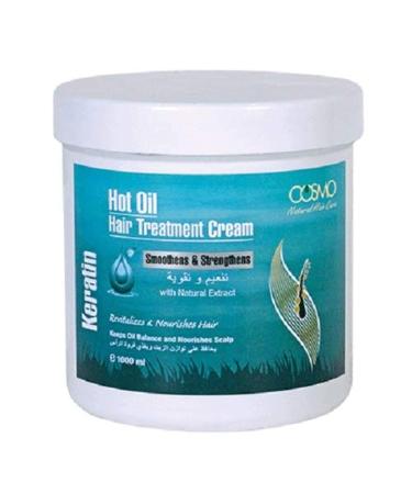 Cosmo Natural Hair Care Hot Oil Hair Treatment Keratin 600ml 600ml Keratin