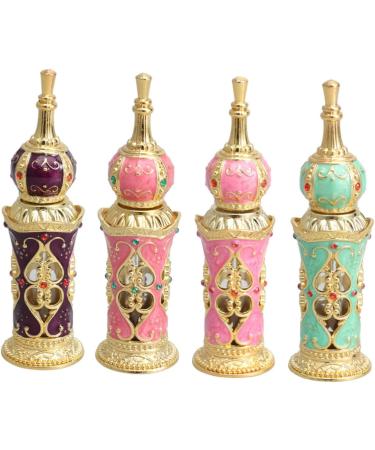 ULDIGI Women Perfume Bottle Wedding Decoration Wedding Ceremony Decorations Retro Antique Design Flower Vine Decoration Retro Decor Vintage Decor Oil Roller Container Travel Car - Buy Online on GoSupps.com