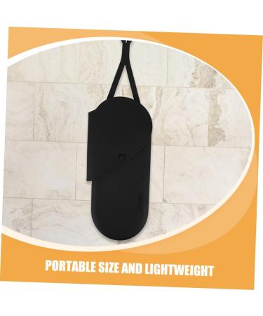 Mikinona 2pcs Black Storage Bag Hair Curler Pouch Hair Iron Silicone Bag Hair Rollers 29.50X13.50X2.00CM Black - Buy Online on GoSupps.com