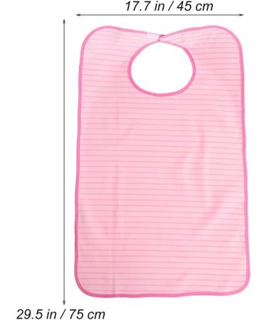 Milisten Wrap Around Skirt Water Proof Apron Adult Bib Double Layer Striped Reusable Washable Bib Mealtime Clothing Protector for Senior Elderly Apron Womens Apron Outfits - Buy Online on GoSupps.com