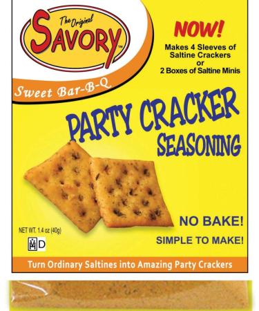 Savory Saltine Seasoning 1.4 oz Sampler Set - 5 Flavors, 5 Pack - Buy Online on GoSupps.com
