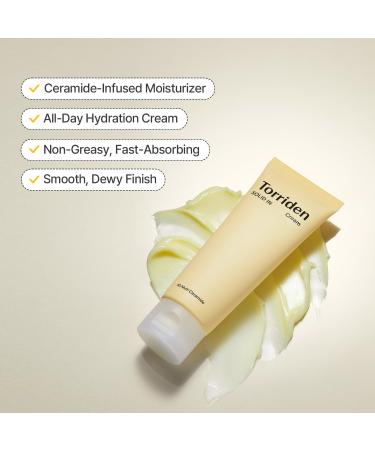 TORRIDEN SOLID-IN Ceramide Cream 2.4 fl oz | Vegan Fragrance-Free Moisturizer for Healthy Skin Barrier | Nourishing Korean Skin Care | Cruelty-Free & Alcohol-Free - Buy Online on GoSupps.com