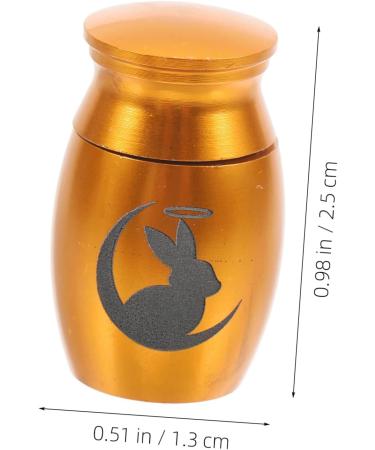 GANAZONO Pet Urn Cremation Urns for Human Ashes Souvenir Dog Ashes Urn Rabbit Urn Cat Urn Stainless Steel Multi 2 - Buy Online on GoSupps.com