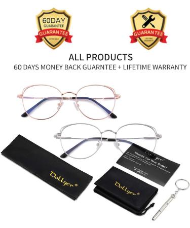 Shop Blue Light Filter Cat Eye Glasses - Anti Blue Light UV Block Stylish Metal Frames for Women | Perfect for PC Gaming & Eye Protection - Buy Online on GoSupps.com