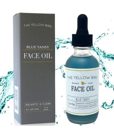 Balancing Blue Tansy Face Oil – Skin Glowing Serum. Anti Aging Collagen Support. Acne Fighting Dark Spot Corrector. Wrinkle & Pore Minimizer. Natural, Vegan Facial Moisturizer.