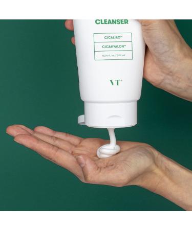 Buy VT COSMETICS CICA Foam Cleanser 10.1 fl oz - Best Face Cleanser for All Skin Types | International Shipping Available - Buy Online on GoSupps.com