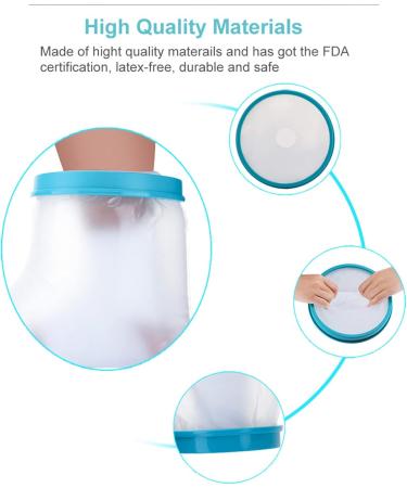 Waterproof Shower Protection for Foot Casts | Reusable Plaster Cover for Adults - Buy Online on GoSupps.com