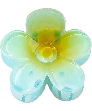 Flower Claw Clips For Thick Hair Hawaiian Flower Strong Hold Clips - Stylish Strong Hold Hair Clips Flower For All-Day Wear Hair Accessory For Thick Thin Hair Women Girls Gradient Light Blue - Buy Online on GoSupps.com
