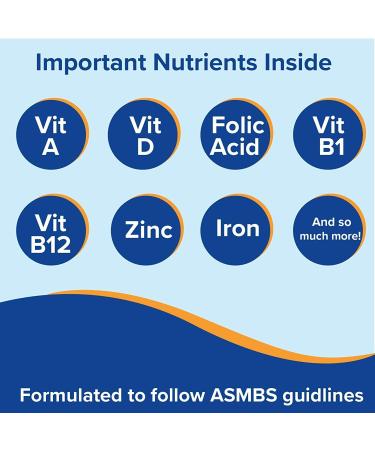 Bariatric Fusion One Per Day Bariatric Multivitamin with Iron | Easy to Swallow Capsule | 90 Count - Buy Online on GoSupps.com