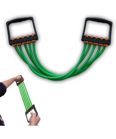 Adjustable Chest Expander for Men & Women | Fitness Equipment for Strength & Muscle Training | Green Grip Trainer - Buy Online on GoSupps.com