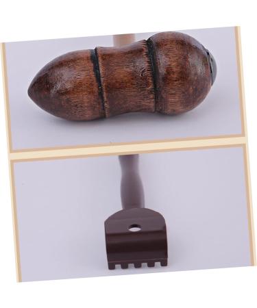 Healeved Head-Nacks Massager | Premium Hand & Body Massage Tool for Pain Relief | Stainless Steel Yoga Muscle Roller & Bamboo Massage Hammer - Buy Online on GoSupps.com