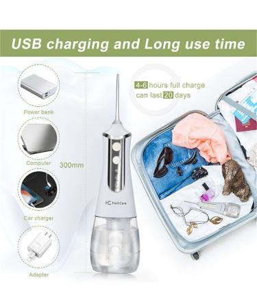 Buy Cordless Waterproof Dental Flosser - Electric Pulse Tooth Cleaner with 5 Jet Tips for Tartar & Plaque Removal - Ships Worldwide - Buy Online on GoSupps.com