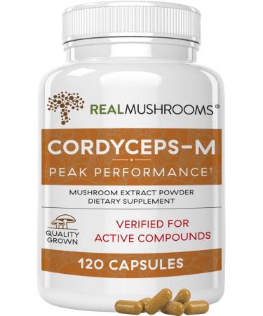 Real Mushrooms Cordyceps Pet & Human Performance Bundle (120ct) - Energy & Vitality Supplement for Pets and Humans - Gluten-Free Non-GMO - Buy Online on GoSupps.com