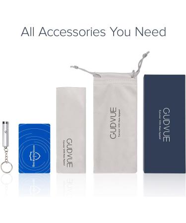 GUDVUE Blue Light Glasses for Men & Women | Ultra Lightweight Oval Eyeglasses for Computer Gaming TV & Phones | Anti Glare UV400 Eye Strain Protection - Buy Online on GoSupps.com