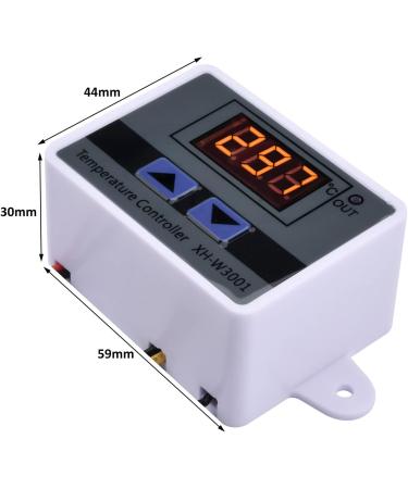 DIYMORE XH-W3001 Digital Temperature Controller | DC 12V Thermostat for Heating & Cooling | Ideal for Seafood Terrariums & Vivariums - International Shipping Available - Buy Online on GoSupps.com