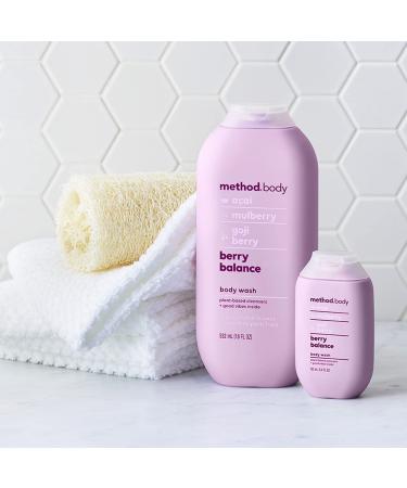 Method Berry Balance Body Wash - Paraben and Phthalate Free - 18 oz (Pack of 1) - Buy Online on GoSupps.com