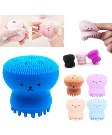 Moum Routes Ultra-Hygienic Silicone Face Cleaning Brush | Waterproof Pink Facial Massager & Peeling Brush for Flawless Skin - Buy Online on GoSupps.com