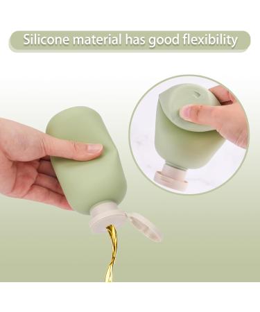 3 PCS Flip Cap Shampoo Bottles Empty Refillable Travel Bottles for Toiletries for Travel Size 200ML for Shampoo Lotions Cream Body Wash Conditioner Travel Shampoo Bottles - Buy Online on GoSupps.com