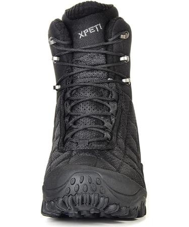 XPETI Men's Crest Thermo Winter Hiking Boots - Waterproof & Insulated - Size 11, Black - Buy Online on GoSupps.com