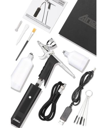 Anesty AHPPro High Pressure Cordless Airbrush Kit for Makeup, Cake Decoration, Painting - Portable Compressor & Air Hose Connection - Buy Online on GoSupps.com