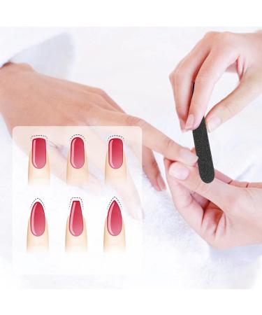 Andrea Mini Nail File 20Pcs 100/180 Grit Nail Buffers for Natural and Acrylic Nails - Professional Manicure/Pedicure Kit for Home and Salon - Buy Online on GoSupps.com