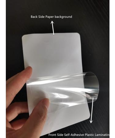 20-Pack Clear Self-Adhesive Laminating Plastic Paper 4x6 Inches 4x6 inch 20 Pack - Buy Online on GoSupps.com