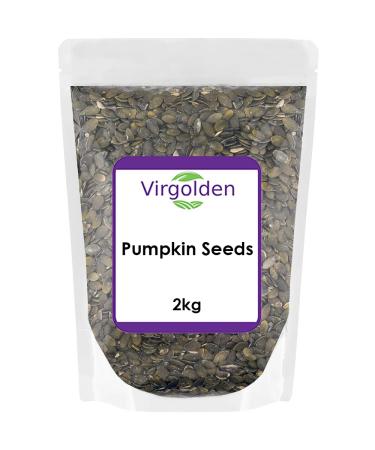 Pumpkin Seeds 2kg by Virgolden - Source of Fibre High Fibre Vegan