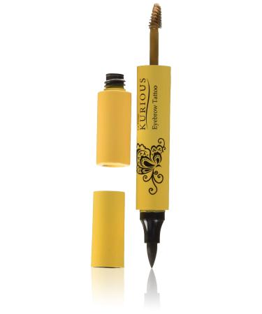 Asamo kurious eyebrow tattoo - light brown 0.17 Fl Oz