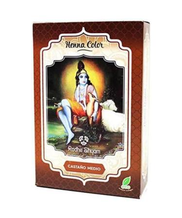 Radhe Shyam Henna Medium Brown Powder 100 gr Spiritual Heaven