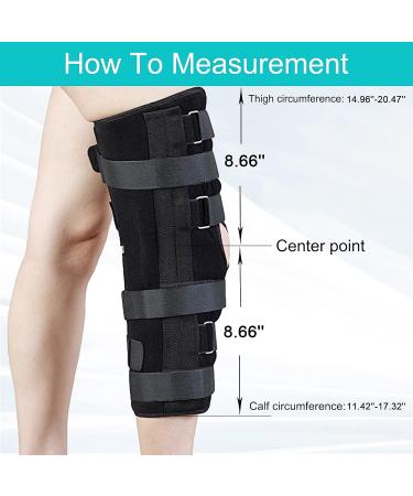 TANDCF Knee Immobilizer Brace for Knee Injuries - Universal Size S/M - Buy Online on GoSupps.com