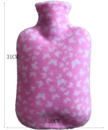 Maies Large Hot Water Bottle with Removable Flannel Cover - Durable One-Sided Design for Comfort & Heat - Buy Online on GoSupps.com