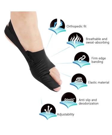 Hallux Valgus Corrector & Bunion Relief Splint with Gel Separator - Orthopedic Toe Straightener for Night Pain Relief - Small Size - Buy Online on GoSupps.com