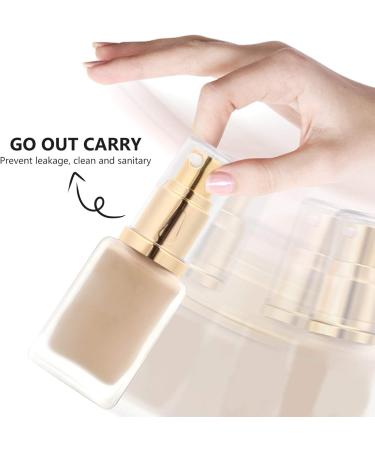 Solustre Replacement Makeup Pump Set - 2PC Plastic Perfume & Foundation Pumps for Travel & Home | Ideal for Lotions Beauty Oils & Liquid Cosmetics - Buy Online on GoSupps.com