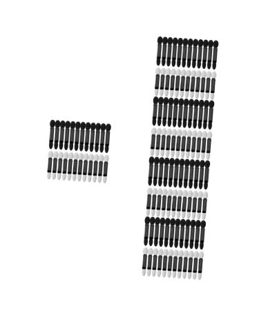 FRCOLOR 600 Pcs Cotton Eyeshadow Brush Powder Applicator Cotton Pads for Face Double-ended Makeup Brush Girl 5x1x0.5cmx5pcs Assorted Colorx5pcs