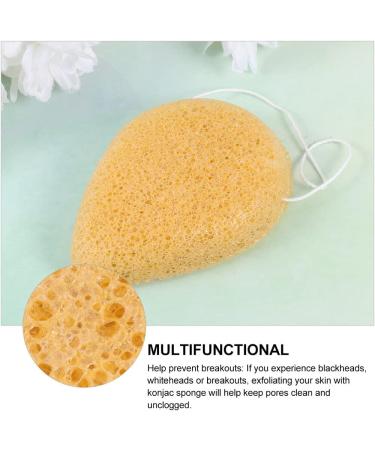 6pcs Konjac Facial Sponges Set - Soft Cleansing & Exfoliating Face Wash Pads - Yellow Skin Care Tools for All Skin Types - Buy Online on GoSupps.com