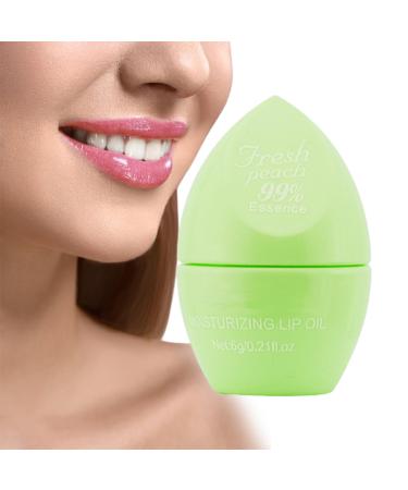 Lip Plumper Oil | Beauty Egg Shape Moisturizing Lip Oil for Women - Makeup Supplies for Home, Shopping, Meeting, Travel, Work, Dating