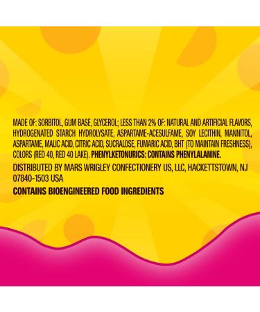 JUICY FRUIT STARBURST Chewing Gum Strawberry - 15 Count x 10 Packs - Buy Online on GoSupps.com