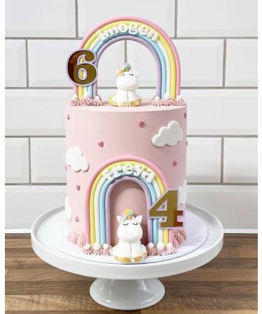 SugArt Unicorn Edible Cake Toppers | Handmade Animal Cake Decorations for Birthdays Easter Decorations or Baby Showers | Perfect on Fondant Butter Cream & Icing Sugar Cakes | Contains Food Colors - Buy Online on GoSupps.com
