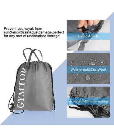 Waterproof Kayak Canoe Cover | UV Protection Shield for 9.3-10.5ft Kayak | Gray (Upgraded) Dust Cover | 7 Sizes Available - Buy Online on GoSupps.com