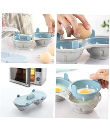 Alipis Microwave Egg Steamer 2 Pcs Steamed Egg Cup Steamed Egg Bowl Mini Egg Cooker Egg Steamer Micro-wave Oven Steamed Egg Box - Buy Online on GoSupps.com