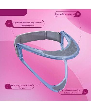 NAKEAH Adjustable Neck Brace - Prevent Grinding & Support Cervical Spine | Home & Office Use (Blue Color) - Buy Online on GoSupps.com