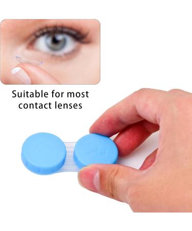 Volumoon 20PC Colorful Contact Lens Container Set | Travel-Friendly Protective Cases for Easy Storage & Access - Buy Online on GoSupps.com