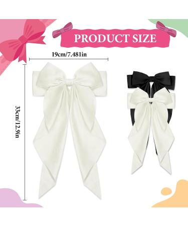 Acwoo Loop Hair Clip | 90s Satin Hair Loops for Girls & Women | Perfect for Halloween Christmas Parties & Dances - Buy Online on GoSupps.com