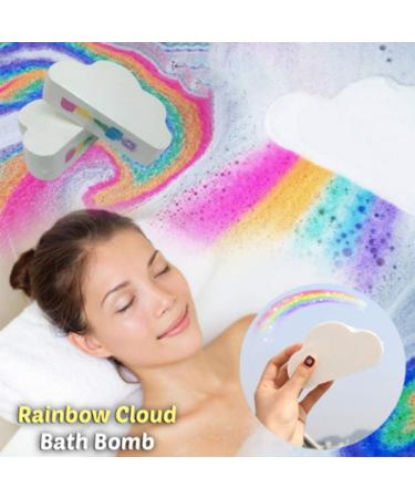 Bath Brush Set Cute Skin Care Cloud Rainbow Bath Salt Moisturizing Exfoliating Cleaning Bubble Body Bomb Ball Bath Brush Back Scrubber Long Handle (Size : Light Yellow) - Buy Online on GoSupps.com