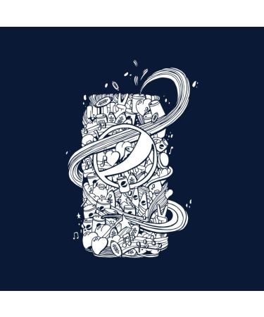 All+Every Pepsi White Doodle Can Men's T-Shirt M Navy Blue - Buy Online on GoSupps.com