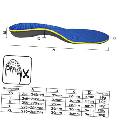 NOLITOY Flatfoot Orthotic Inserts - Athletic Shoe Heel Pad Cushions for High Arches & Plantar Support - International Shipping Available - Buy Online on GoSupps.com