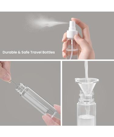100ml x 4 Silicone Travel Bottles Set - Portable Shampoo & Lotion Containers for Travel - 17 Piece Toiletry Set - Buy Online on GoSupps.com